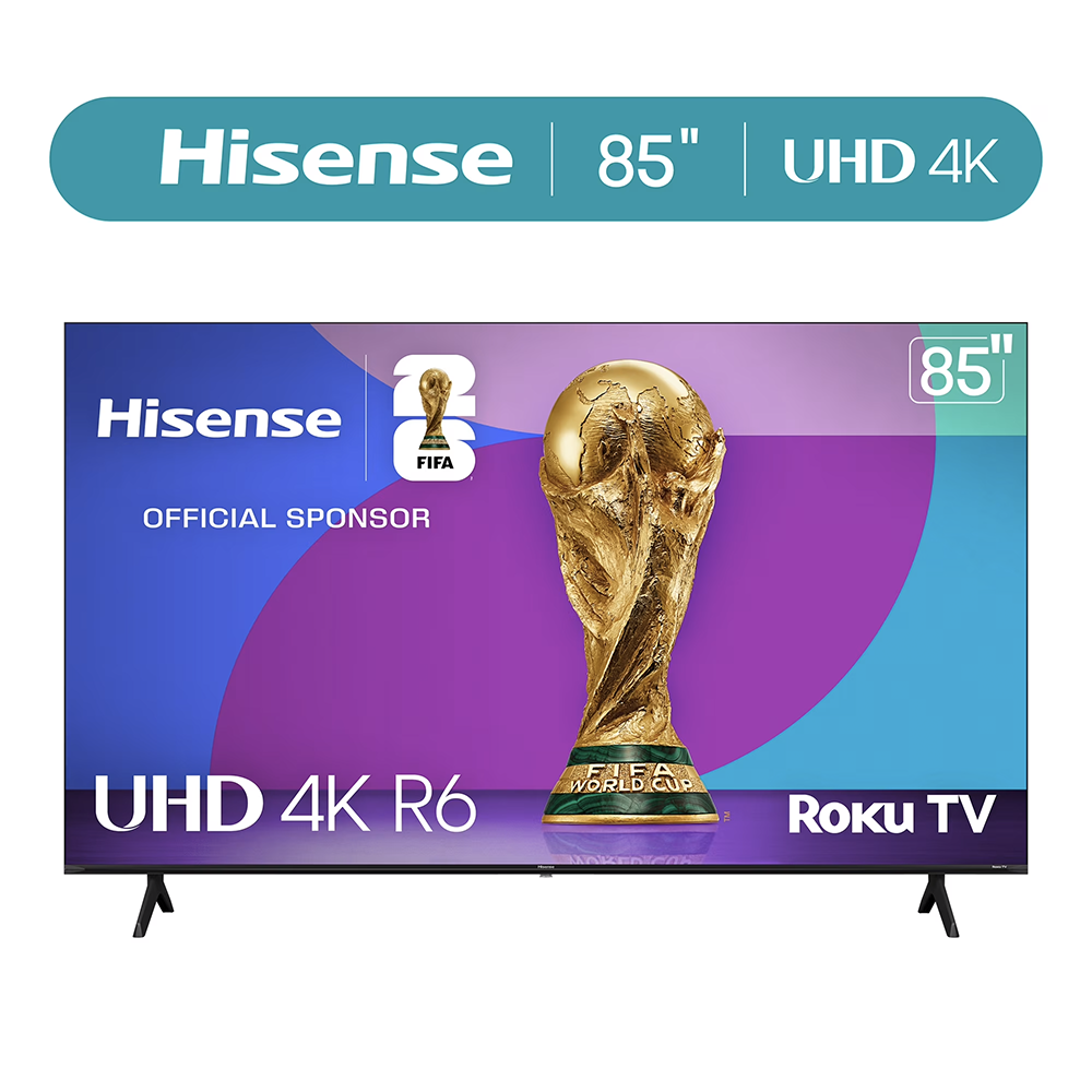 Hisense 85" Class 4K UHD LED LCD Roku Smart TV