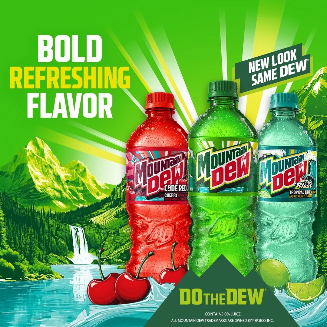 Mountain Dew Citrus Soda Pop, 16.9 fl oz, 12 Pack Bottles - 图片 6