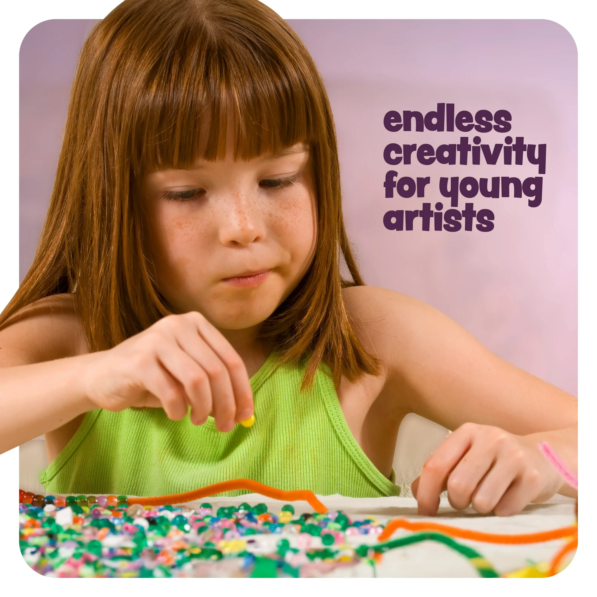 Arts & Crafts Vault - Craft Supplies Kit for Kids - Activity Crafting in a Box - Gifts for Girls & Boys Ages 4-12 Years - 图片 3