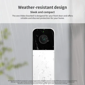onn Video Doorbell Wired, with Google Home and Gemini, Head to Toe View, 1200p HDR – Search Video History, Event Descriptions (Existing Doorbell Wiring Required) 3.8 stars out of 154 reviews (3.8)| 154 ratings