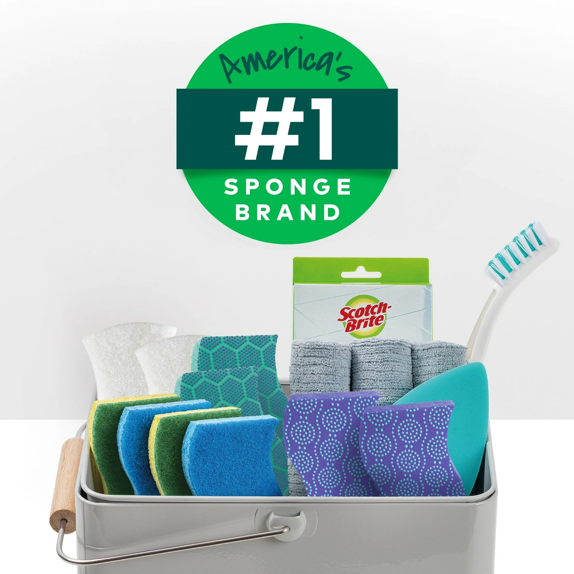 Scotch-Brite Heavy Duty Scrub Sponge, 6 Sponges - 图片 2