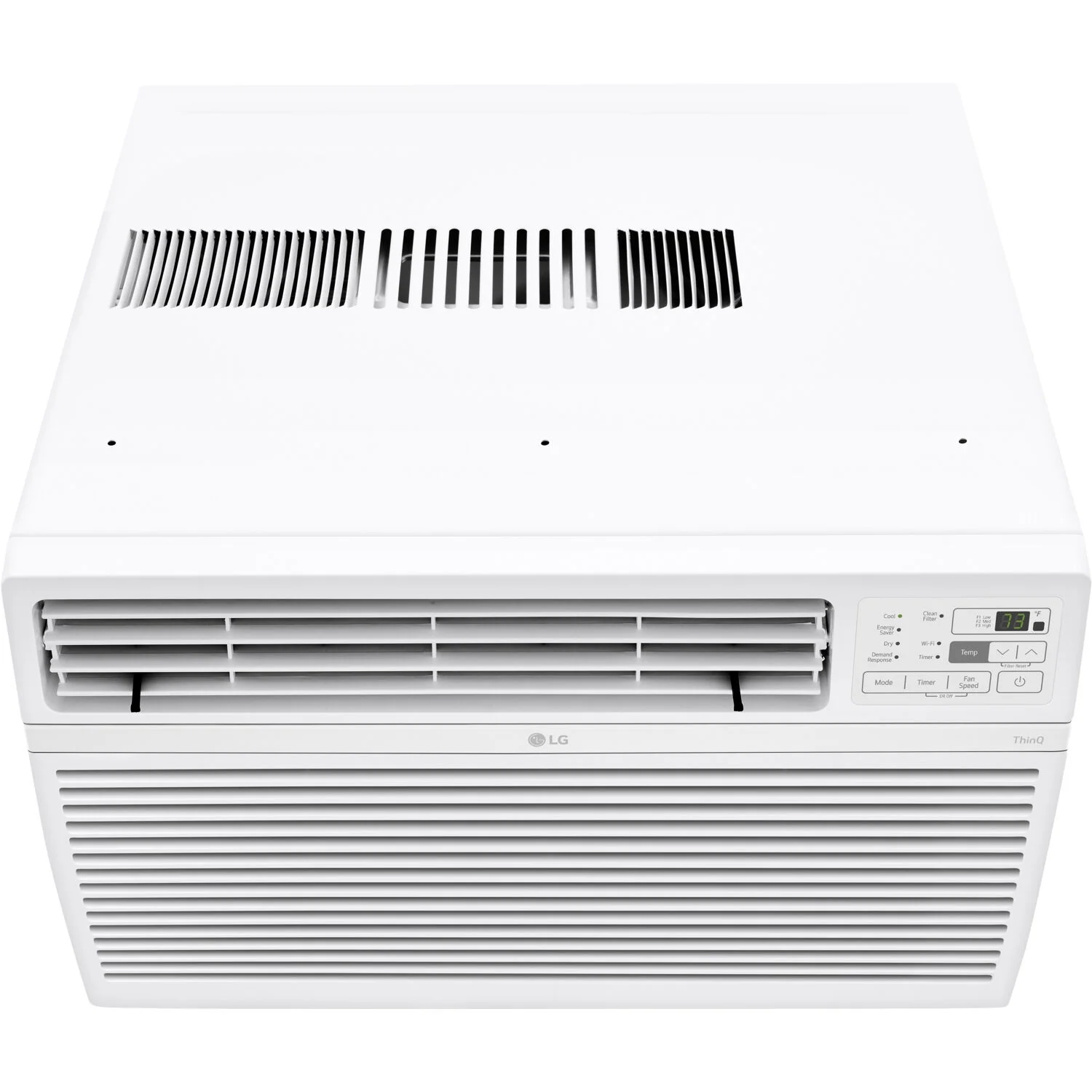 LG 12,000 BTU 115V 550 Sq ft New Window Air Conditioner with Wi-Fi and remote, White, LW1217ERSM1 - 图片 7