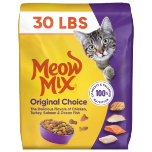 Meow Mix Original Choice Dry Cat Food, 30 lb. Bag