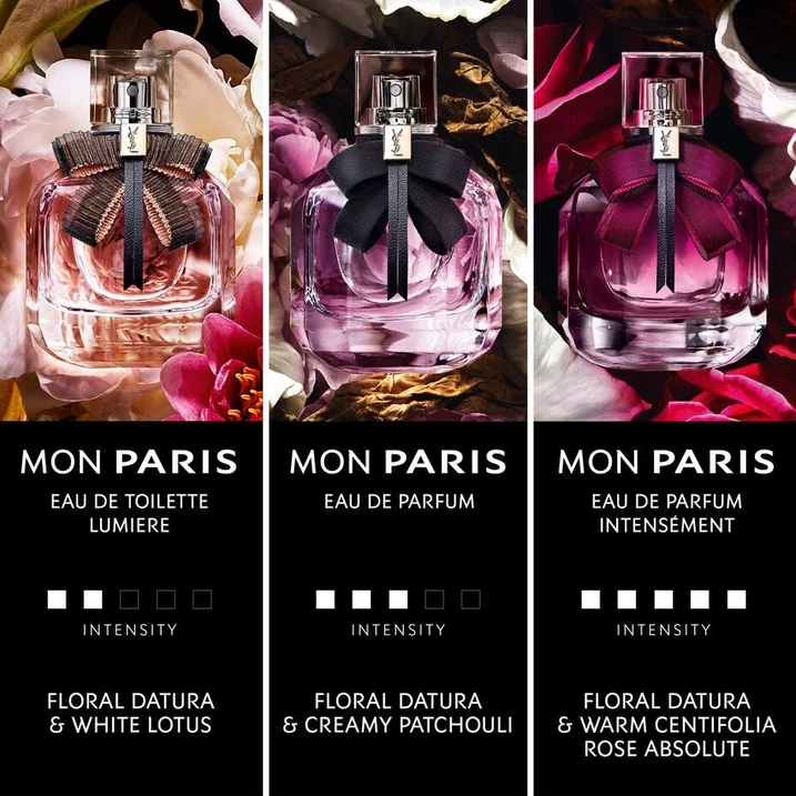 ($124 Value) Yves Saint Laurent Mon Paris Eau De Parfum Spray, Perfume For Women, 3.0 Oz - 图片 2